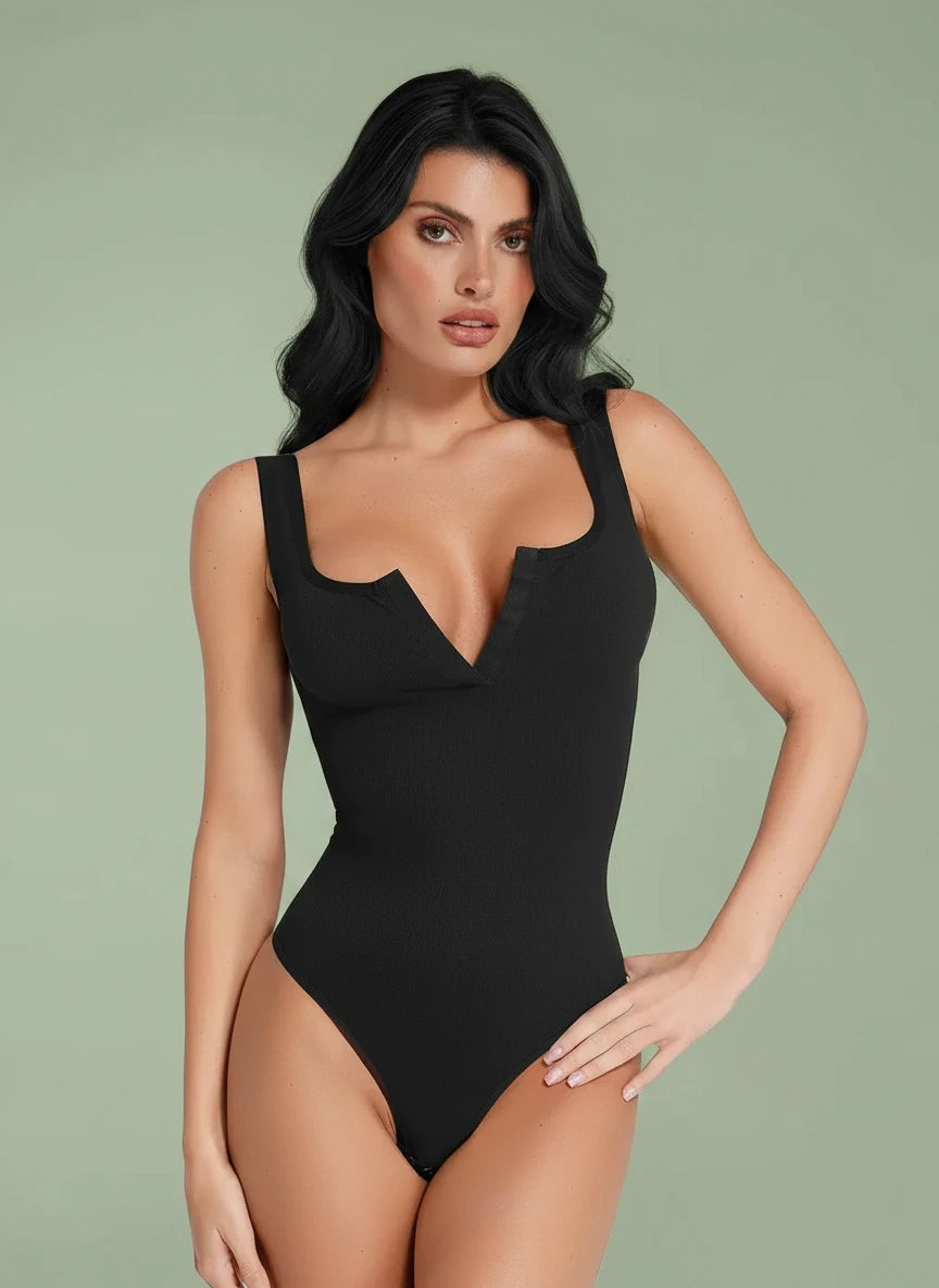 Cavendier Nora — Bodysuit Moldeador de Tiro Alto