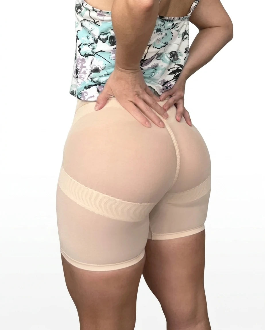 Cavendier Silueta Nude — Faja de Tiro Alto Transparencia Suave