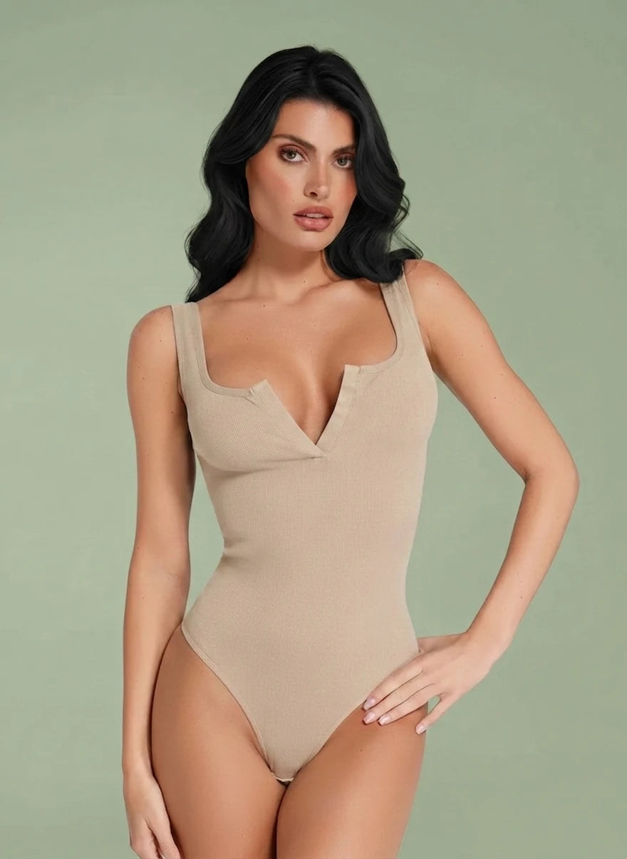 Cavendier Nora — Bodysuit Moldeador de Tiro Alto