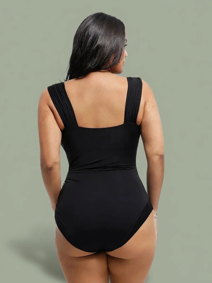 Cavendier Valentina — Body con Escote Corazón y Drapeado